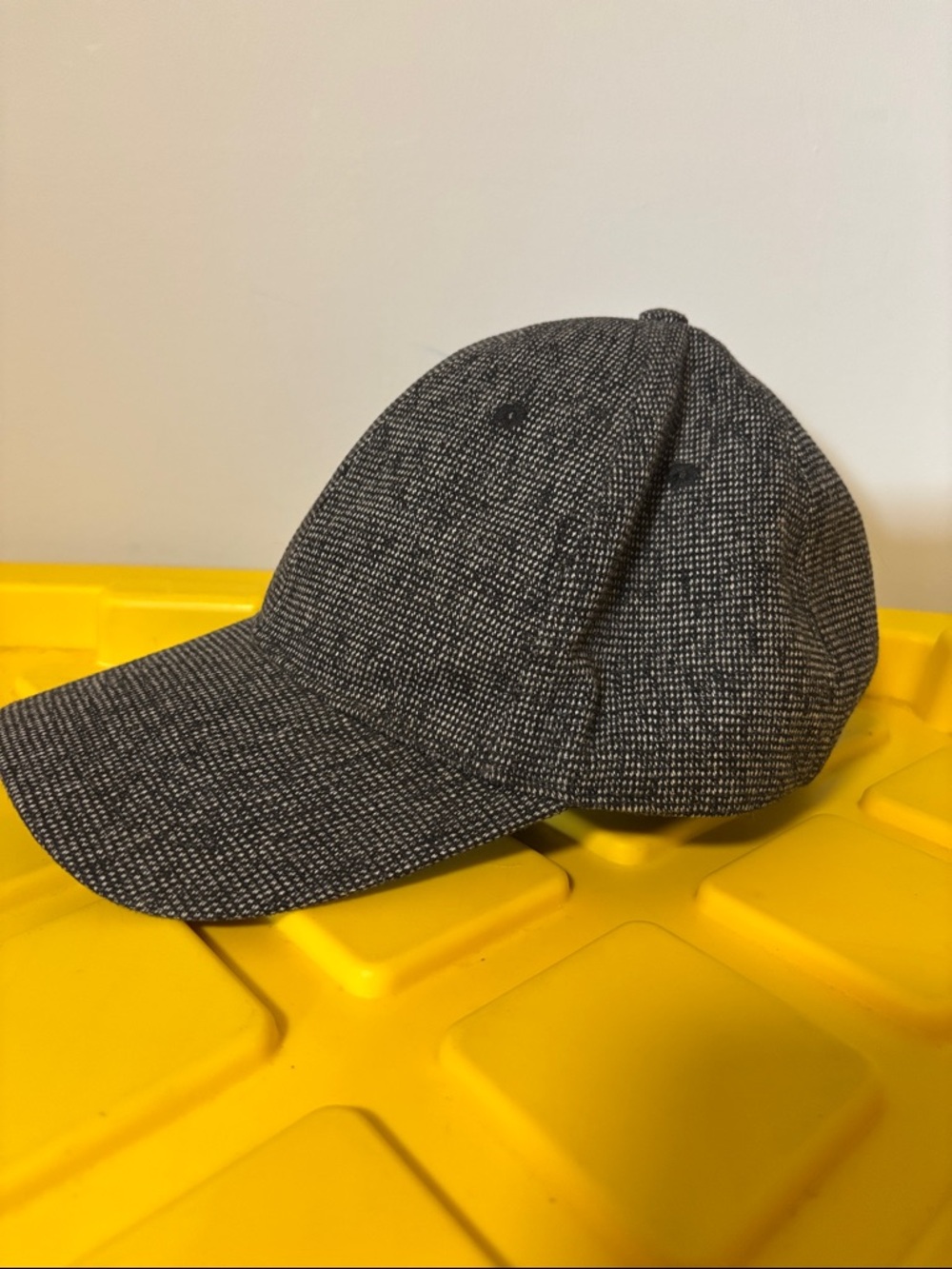 Textured Gray Baseball Cap